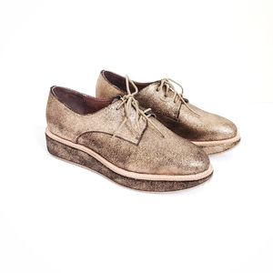 NWOB‼️ANTHRO Antelope Sparkly  platform Shoes